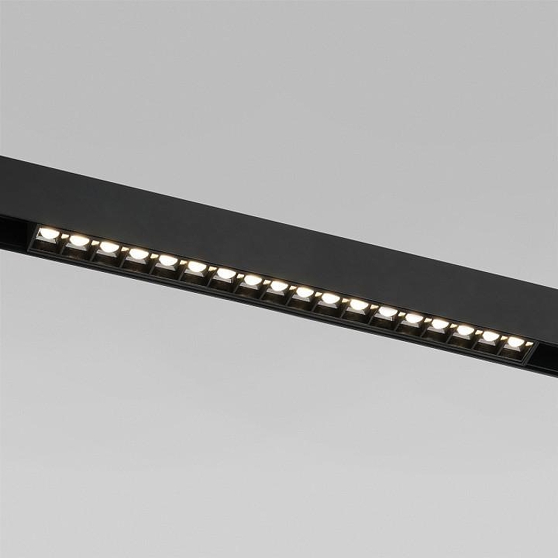 Накладной светильник Elektrostandard Slim Magnetic a057194 цвет плафона/подвески Черный, цвет арматуры Черный