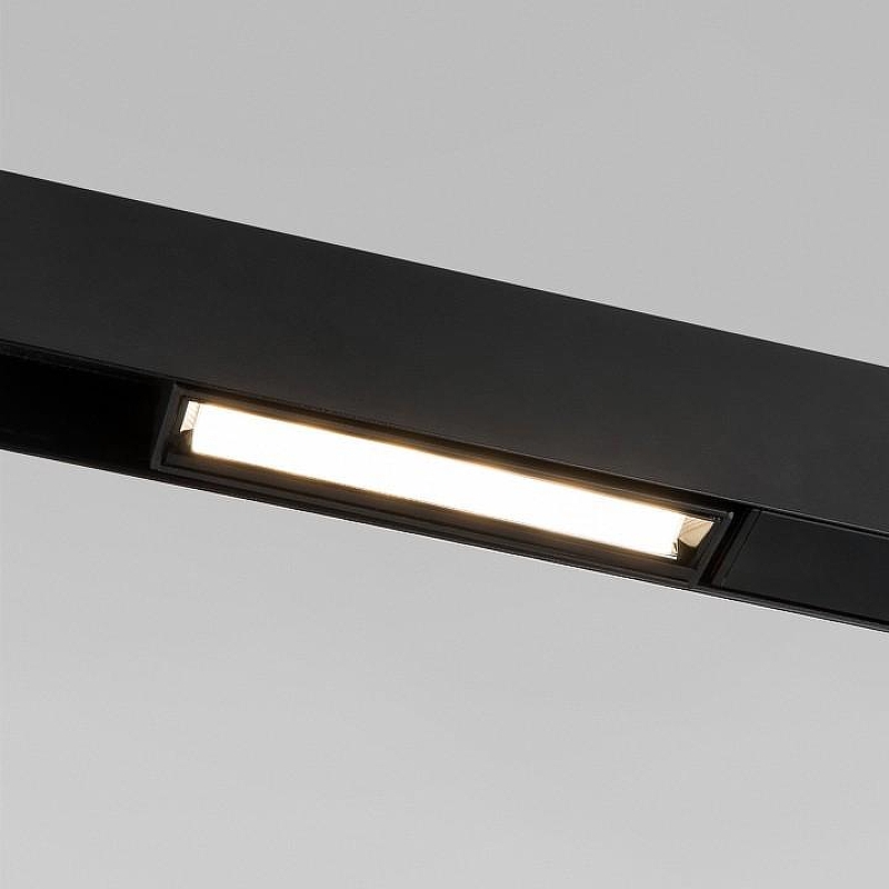 Накладной светильник Elektrostandard Slim Magnetic a057195 цвет плафона/подвески Черный, цвет арматуры Черный