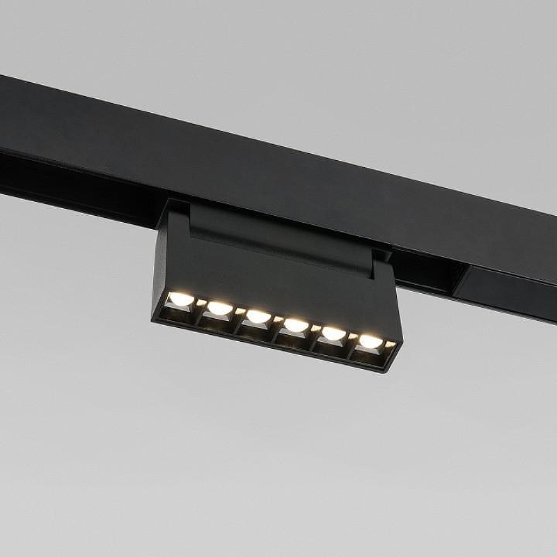 Накладной светильник Elektrostandard Slim Magnetic a057197 цвет плафона/подвески Черный, цвет арматуры Черный
