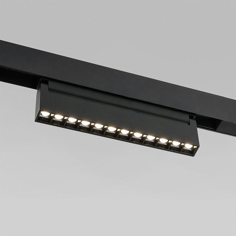 Накладной светильник Elektrostandard Slim Magnetic a057198 цвет плафона/подвески Черный, цвет арматуры Черный