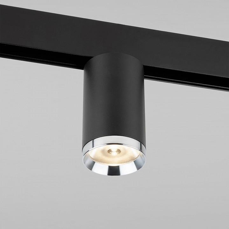 Накладной светильник Elektrostandard Slim Magnetic a061298 цвет плафона/подвески Черный, цвет арматуры Черный