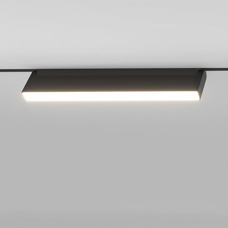 Накладной светильник Elektrostandard Slim Magnetic a063560 цвет плафона/подвески Черный, цвет арматуры Черный