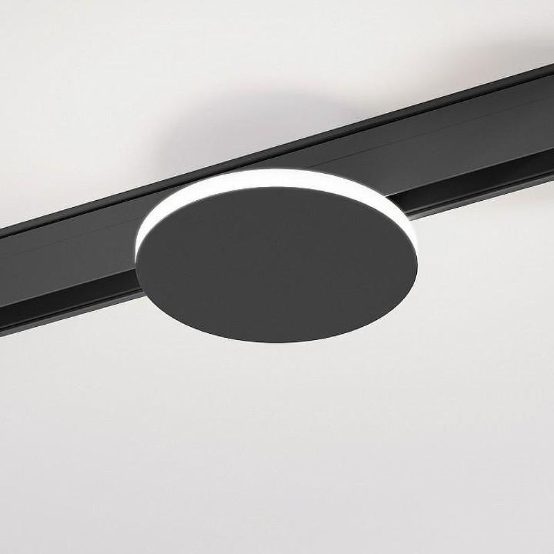 Накладной светильник Elektrostandard Slim Magnetic a065984 цвет плафона/подвески Черный, цвет арматуры Черный