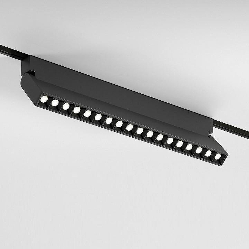 Накладной светильник Elektrostandard Slim Magnetic a066588 цвет плафона/подвески Черный, цвет арматуры Черный