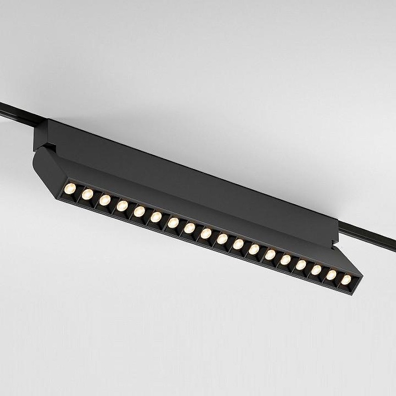 Накладной светильник Elektrostandard Slim Magnetic a067371 цвет плафона/подвески Черный, цвет арматуры Черный