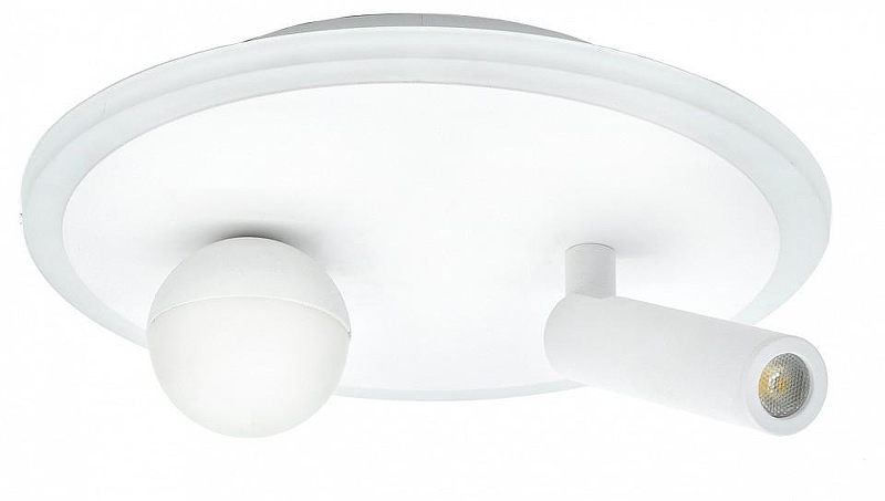 Накладной светильник Escada 20022LED 20022SMA/01LED SWH цвет плафона/подвески Белый, цвет арматуры Белый