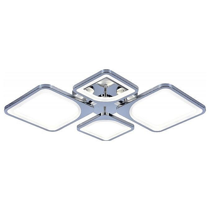 Накладной светильник Escada Dylan 10218/4LED Chrome цвет плафона/подвески Белый, цвет арматуры Хром