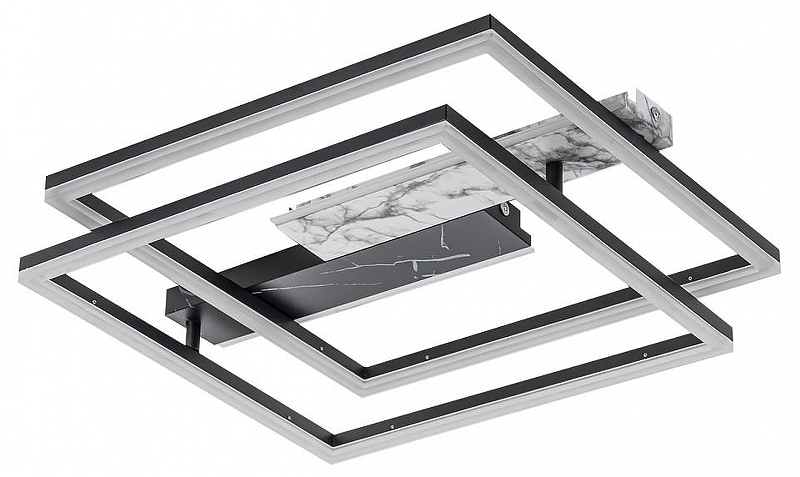 Накладной светильник Escada Slab 10251/2LED цвет плафона/подвески Белый, Черный, цвет арматуры Черный