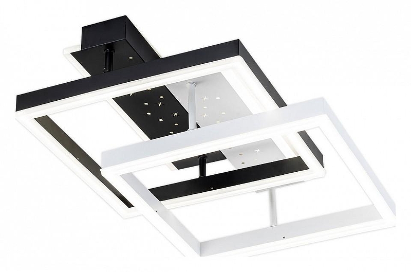 Накладной светильник Escada Stellar 10215/2LED цвет плафона/подвески Белый, Черный, цвет арматуры Белый, Черный