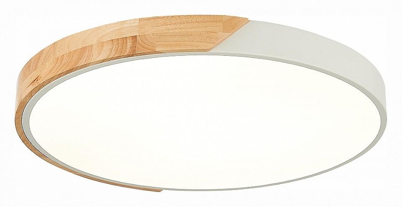 Накладной светильник EVOLUCE Festa SLE200952-01 цвет плафона/подвески Белый, цвет арматуры Белый, Коричневый