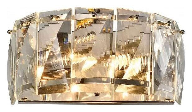 Накладной светильник iLamp Panorama W2550-2 NIC цвет плафона/подвески Прозрачный, цвет арматуры Никель