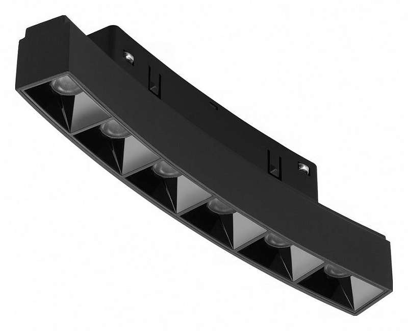 Накладной светильник iLedex Technical VISION48/22 4822-036-L190-D1200-6W-110DG-3000K-BK цвет плафона/подвески Черный, цвет арматуры Черный