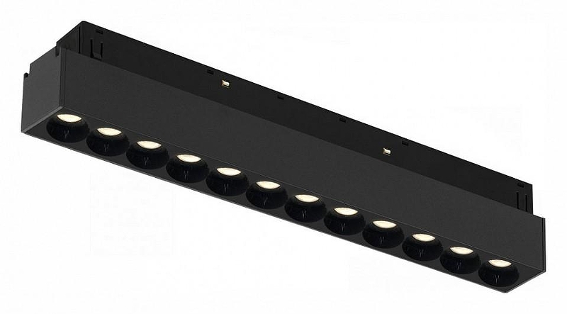 Накладной светильник iLedex Technical VISION48/22 SMART 4822-002-L235-12W-38DG-BK цвет плафона/подвески Черный, цвет арматуры Черный