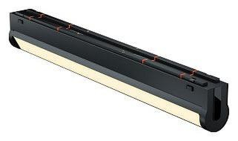 Накладной светильник iLedex Technical VISION48/25 4825-040-L305-12W-110DG-3000K-BK цвет плафона/подвески Черный, цвет арматуры Черный