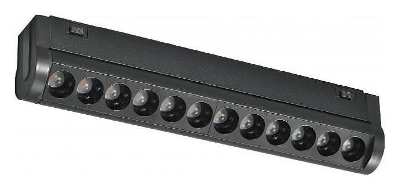 Накладной светильник iLedex Technical VISION48/25 4825-041-L209-12W-36DG-3000K-BK цвет плафона/подвески Черный, цвет арматуры Черный
