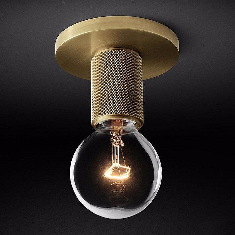 Накладной светильник Imperiumloft RH Utilitaire Socket 48,069 цвет Латунь