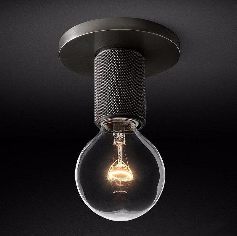Накладной светильник Imperiumloft RH Utilitaire Socket 48,07 цвет Бронза