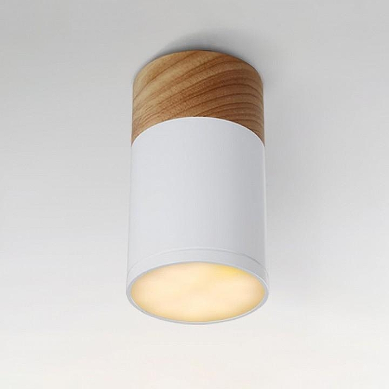 Накладной светильник Imperiumloft WOOD WOODL01 цвет плафона/подвески Белый, цвет арматуры Коричневый