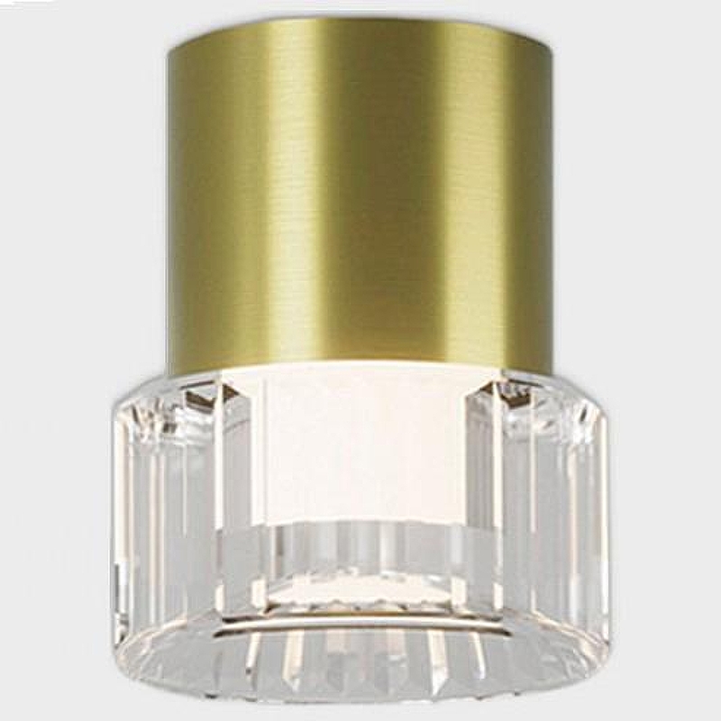 Накладной светильник Italline IT014-0202 IT014-0202 gold цвет плафона/подвески Золото, Прозрачный, цвет арматуры Золото