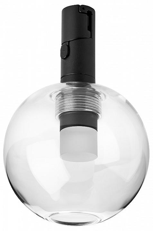 Накладной светильник Lightstar DUE 207637 цвет плафона/подвески Прозрачный, цвет арматуры Черный
