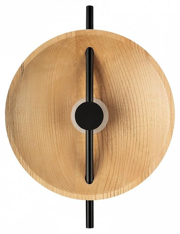 Накладной светильник Loft it Wood 10451W цвет плафона/подвески Коричневый, Черный, цвет арматуры Коричневый, Черный