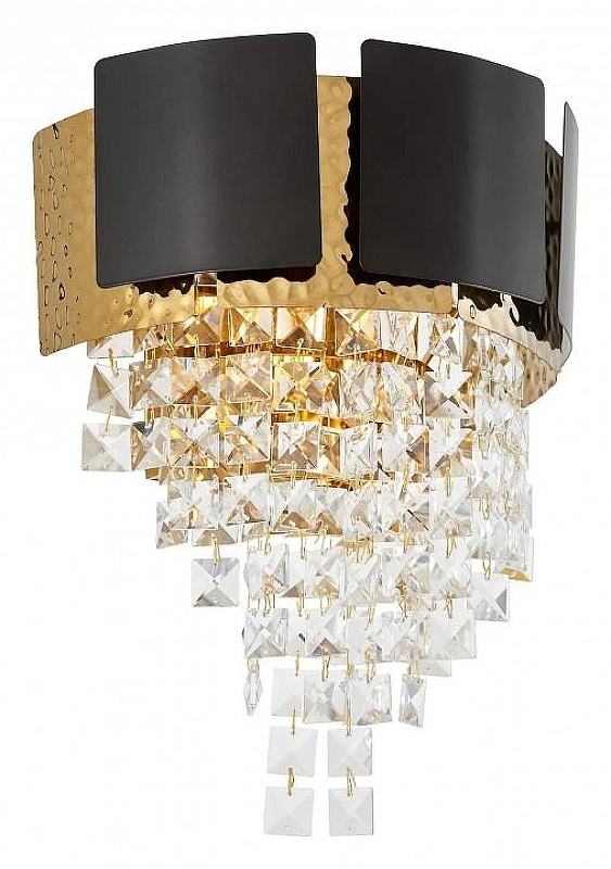 Накладной светильник LUMINA DECO MOLINA LDW 7045-2 BK+GD цвет плафона/подвески Золото, Черный, цвет арматуры Золото