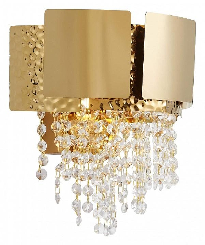 Накладной светильник LUMINA DECO MOLINA LDW 7046-2 MD цвет плафона/подвески Золото, Прозрачный, цвет арматуры Золото
