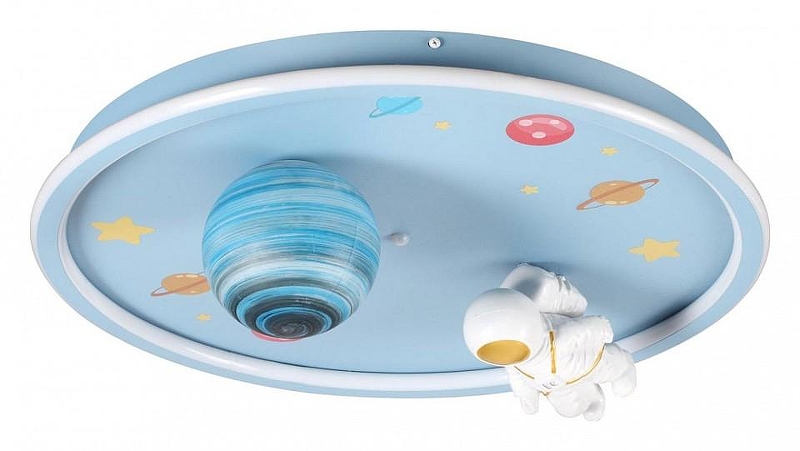 Накладной светильник Lumion Ledio 6507/80CL цвет плафона/подвески Белый, Голубой, цвет арматуры Голубой