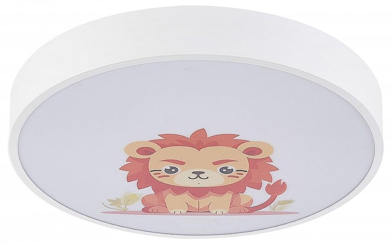 Накладной светильник Natali Kovaltseva Kids INNOVATION STYLE 83122 цвет плафона/подвески Разноцветный, цвет арматуры Белый