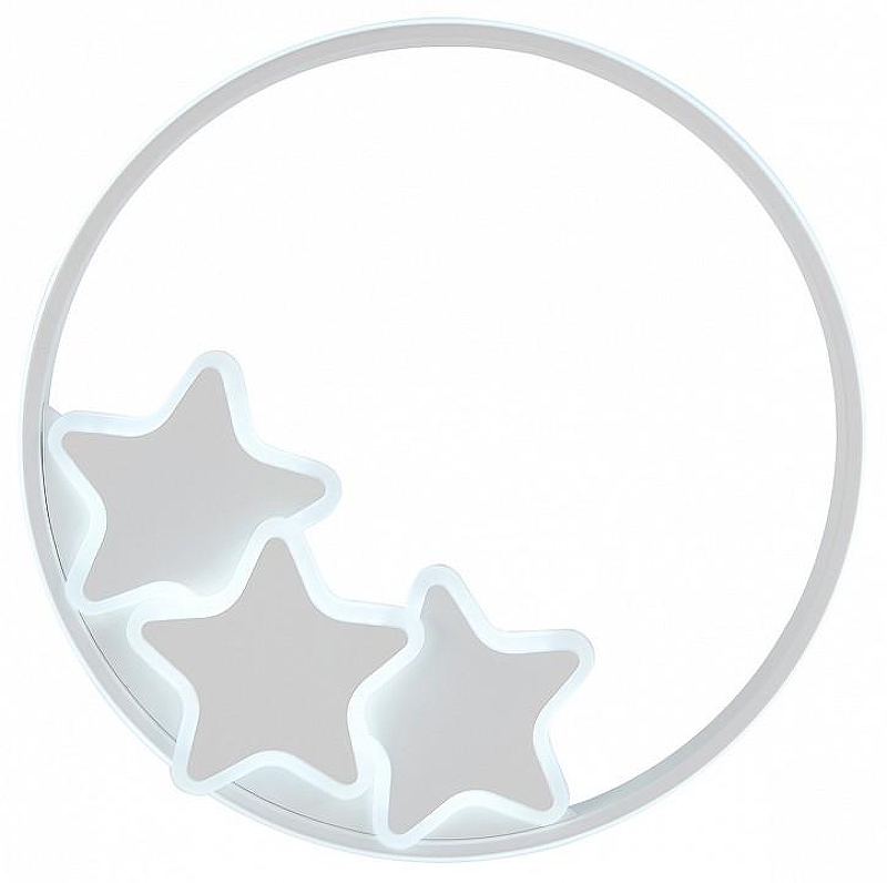 Накладной светильник Natali Kovaltseva Stars LED LAMPS 81180 цвет плафона/подвески Белый, цвет арматуры Белый