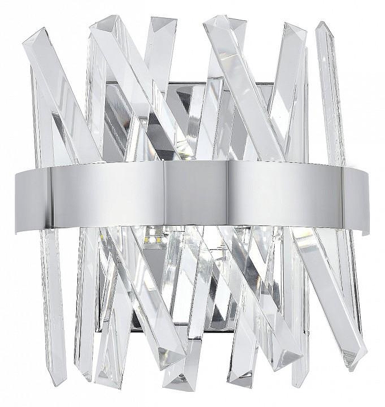 Накладной светильник Natali Kovaltseva TIZIANO LED LAMPS 81114/1W цвет плафона/подвески Прозрачный, цвет арматуры Хром