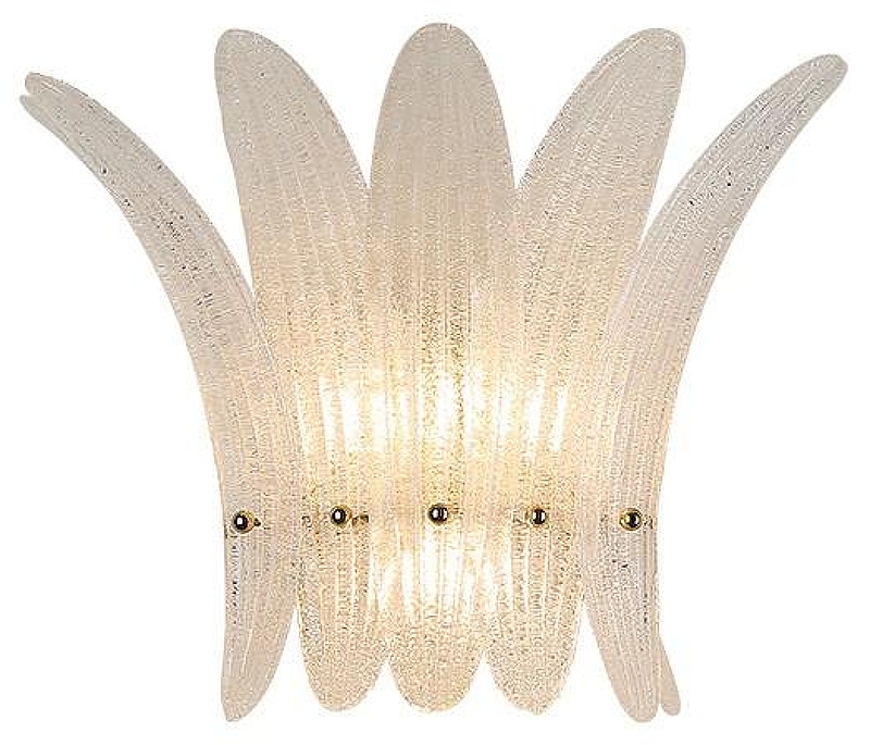 Накладной светильник Newport 8800 8803/A gold white цвет плафона/подвески Прозрачный, цвет арматуры Золото