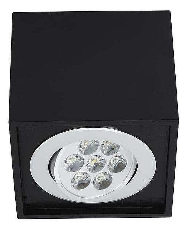 Накладной светильник Nowodvorski Box Led Black 6427 цвет плафона/подвески Черный, цвет арматуры Черный