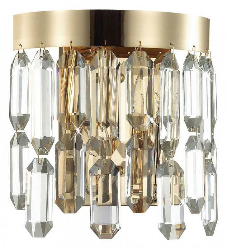 Накладной светильник Odeon Light Dak1sa 4986/2W цвет плафона/подвески Прозрачный, цвет арматуры Золото