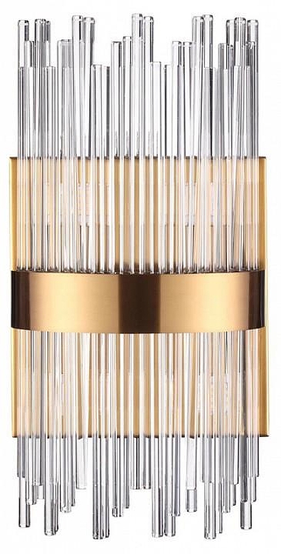 Накладной светильник Odeon Light Focco 4722/4W цвет плафона/подвески Прозрачный, цвет арматуры Бронза