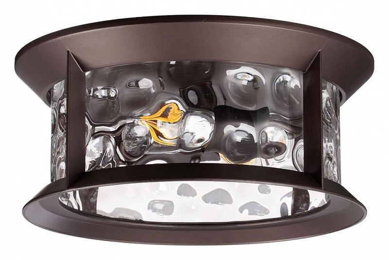Накладной светильник Odeon Light Mavret 4961/2C цвет плафона/подвески Прозрачный, Коричневый, цвет арматуры Коричневый