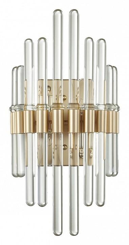 Накладной светильник Odeon Light St1ka 4988/2W цвет плафона/подвески Прозрачный, цвет арматуры Золото