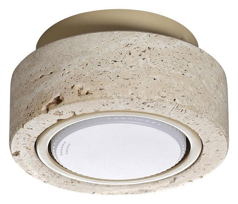Накладной светильник Odeon Light Travert1no 6625/1C цвет плафона/подвески Бежевый, цвет арматуры Бежевый