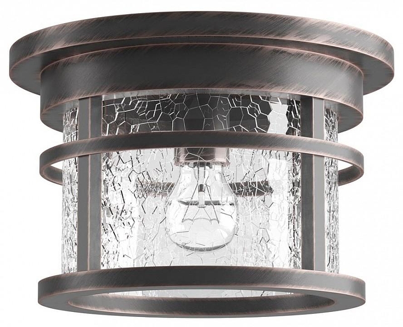 Накладной светильник Odeon Light V1rta 4044/1C цвет плафона/подвески Прозрачный, Коричневый, цвет арматуры Коричневый