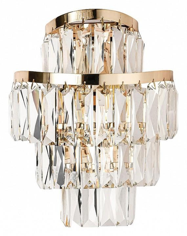 Накладной светильник Odeon Light Wayta 5073/2W цвет плафона/подвески Прозрачный, цвет арматуры Золото