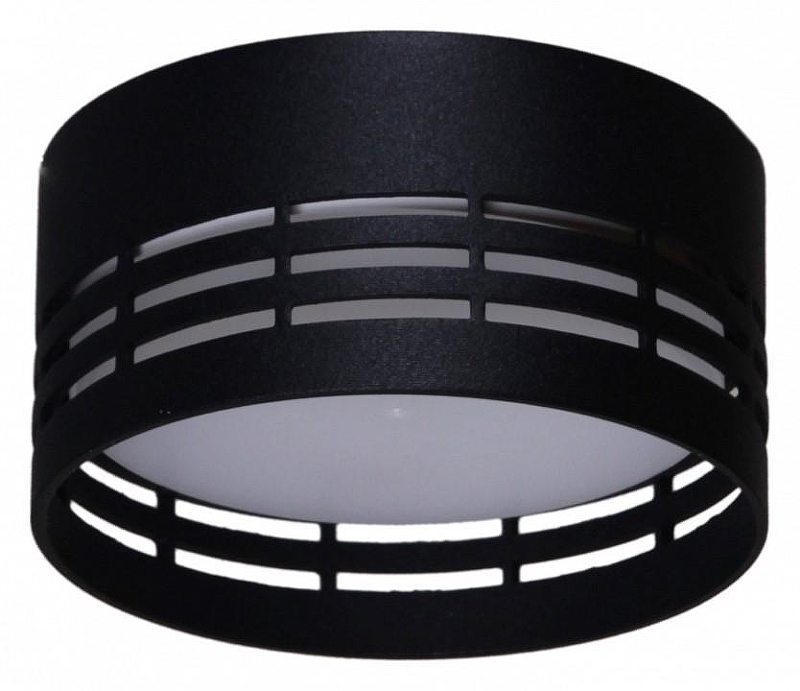 Накладной светильник Reluce Technical 53014 53014-9.5-001CT GX53 BK цвет плафона/подвески Черный, цвет арматуры Черный