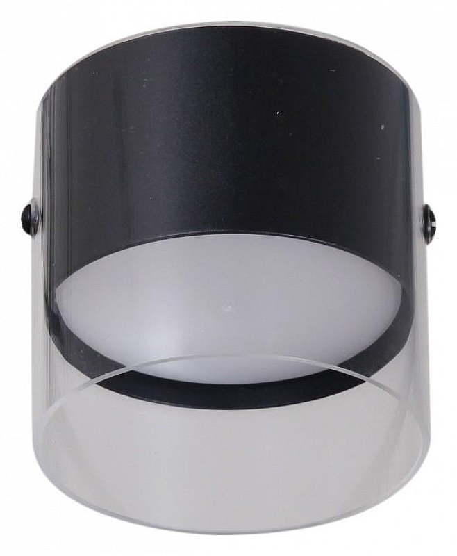 Накладной светильник Reluce Technical 53021 53021-9.5-001IL GX53 BK цвет плафона/подвески Прозрачный, Черный, цвет арматуры Прозрачный, Черный