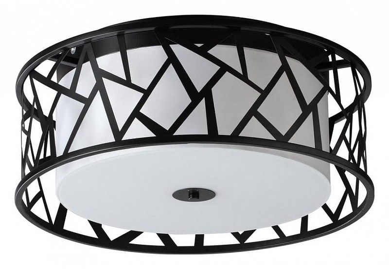 Накладной светильник Sonex Fabiana 7700/40L цвет плафона/подвески Белый, Черный, цвет арматуры Черный