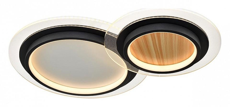 Накладной светильник Sonex Sunny 7733/80L цвет плафона/подвески Коричневый, Черный, цвет арматуры Белый