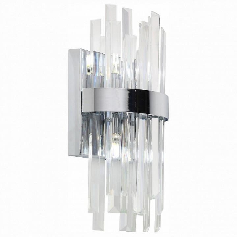 Накладной светильник ST-Luce Bafo SL1160.101.04 цвет плафона/подвески Прозрачный, цвет арматуры Хром