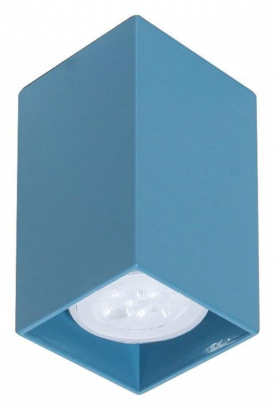 Накладной светильник TopDecor Tubo6 SQ Tubo6 SQ P1 29 цвет плафона/подвески Голубой, цвет арматуры Голубой