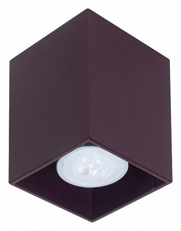 Накладной светильник TopDecor Tubo8 SQ Tubo8 SQ P1 23 цвет плафона/подвески Фиолетовый, цвет арматуры Фиолетовый