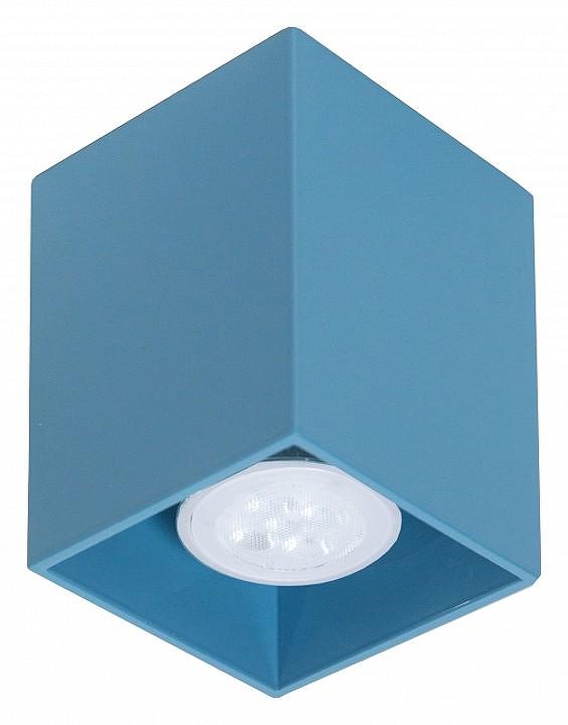 Накладной светильник TopDecor Tubo8 SQ Tubo8 SQ P1 29 цвет плафона/подвески Голубой, цвет арматуры Голубой