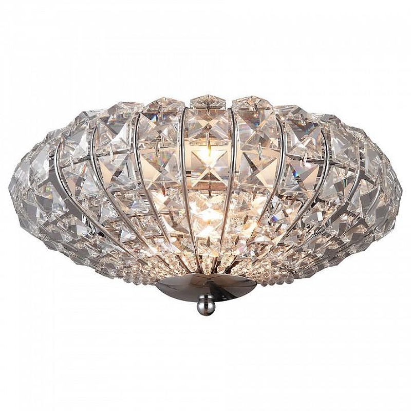 Накладной светильник TopLight Gwenda TL1160-1D цвет плафона/подвески Прозрачный, цвет арматуры Хром