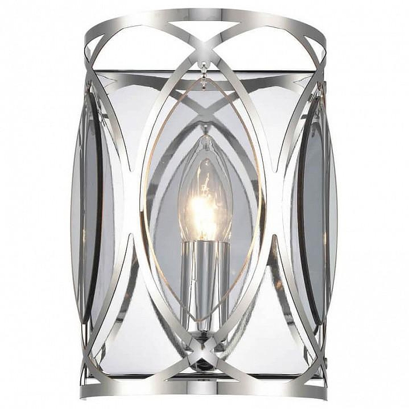 Накладной светильник Vele Luce Angela VL3153W01 цвет плафона/подвески Светло-серый, цвет арматуры Хром